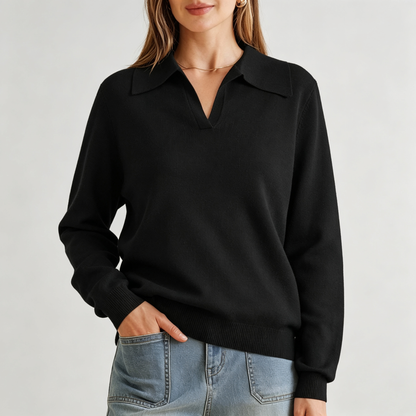 Aure Paris V-Neck Knit Sweater