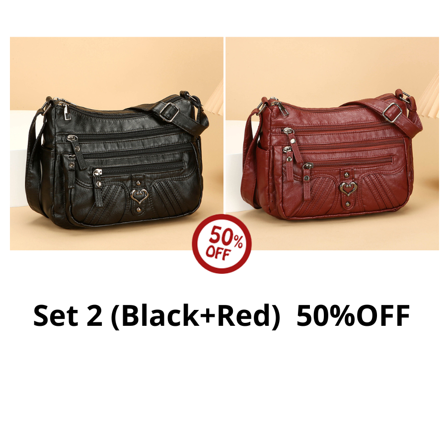 🔥50% OFF! ✨Women's Leather Crossbody Bag – Versatile Multi-Function Purse for Everyday Use