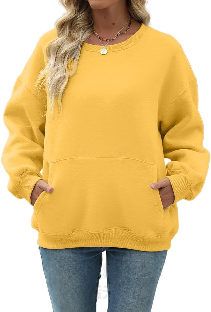 Womens Long Sleeve Sweatshirt with Pocket