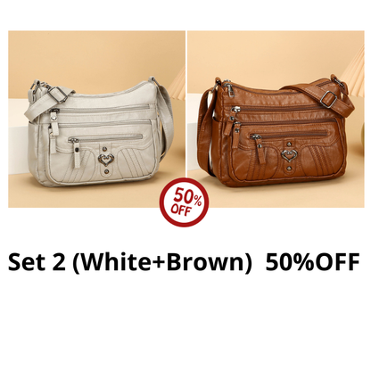 🔥50% OFF! ✨Women's Leather Crossbody Bag – Versatile Multi-Function Purse for Everyday Use