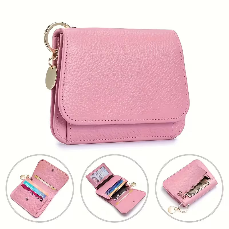 Aure Paris RFID Blocking Leather Wallet with Card Holder & Coin Pocket