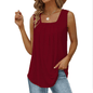 Womens Cute Loose Tank Top Casual Summer Sleeveless U Neck