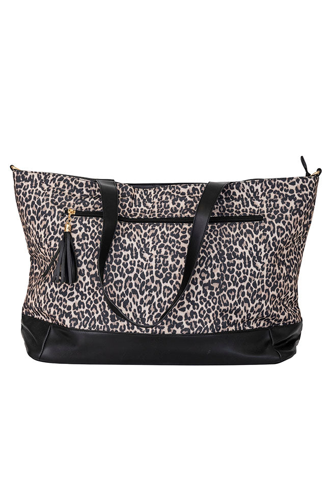 Taking Trips Animal Print Tote Bag FINAL SALE