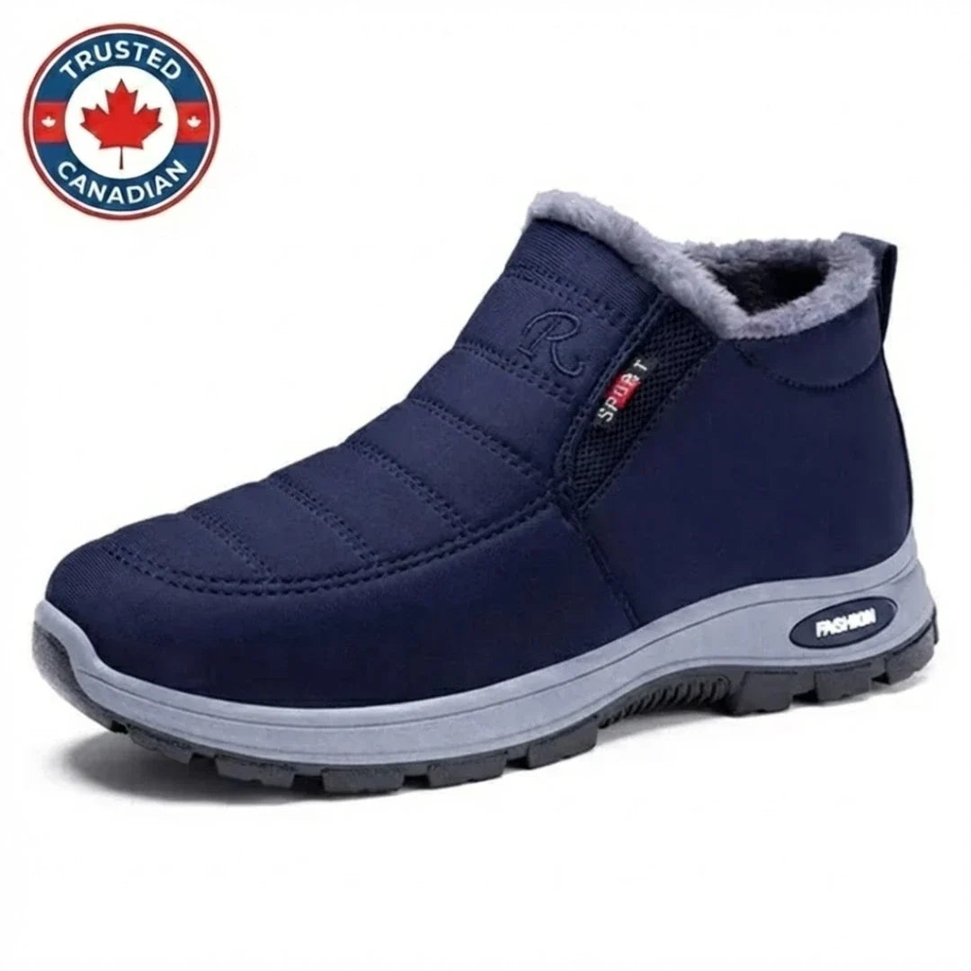 Aure Paris Quilted Waterproof Slip-On Ankle Boots