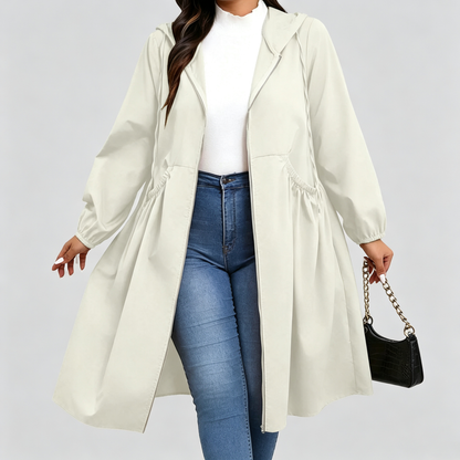Aure Paris Hooded Windbreaker Coat