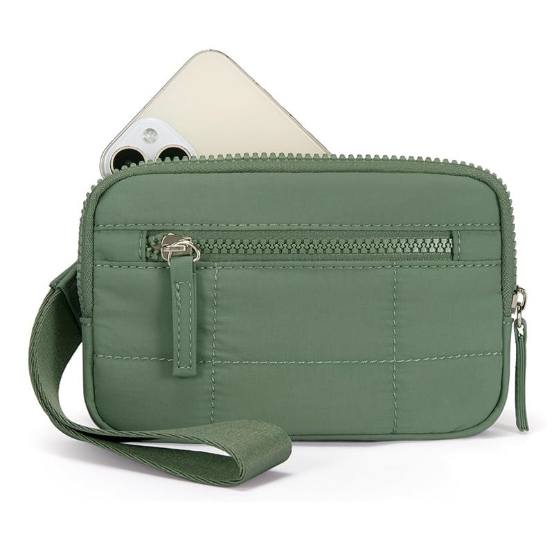 🎁 Puffer Wristlet Wallet Fits Phone