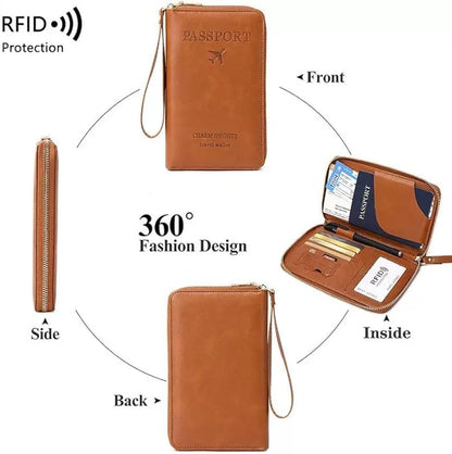 Multi-Functional RFID Passport Wallet