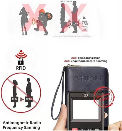 Multi-Functional RFID Passport Wallet