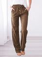 Women Plain Long Pants Casual Spring/Fall Trousers