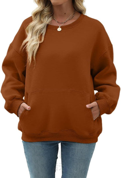 Womens Long Sleeve Sweatshirt with Pocket