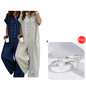 Women's Casual Loose Short Sleeve Button Jumpsuit – Comfortable, Flattering & Effortlessly Stylish