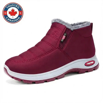 Aure Paris Quilted Waterproof Slip-On Ankle Boots