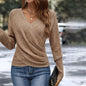 Aure Paris Plain V-Neck Sweater
