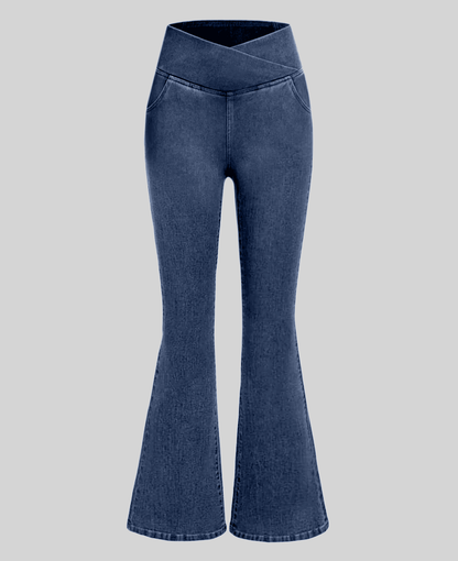 Jeans High Waisted Crossover
