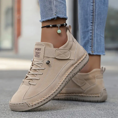 Aure Paris Women's Leather Sneakers – Soft Comfort