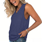 ✨Women's Sleeveless V-Neck Slimming Loose Fit Casual Tank Top T-Shirt