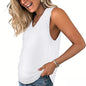 ✨Women's Sleeveless V-Neck Slimming Loose Fit Casual Tank Top T-Shirt