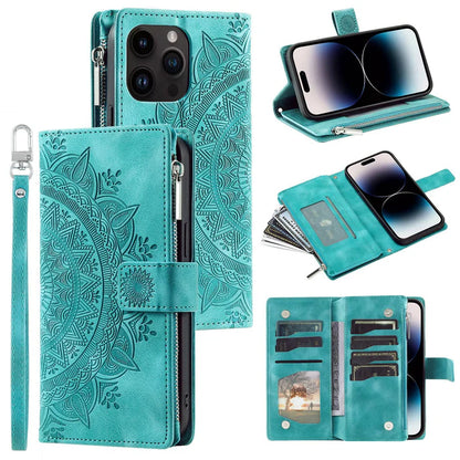 Luxury Leather Wallet Case for iPhone & Samsung Phones
