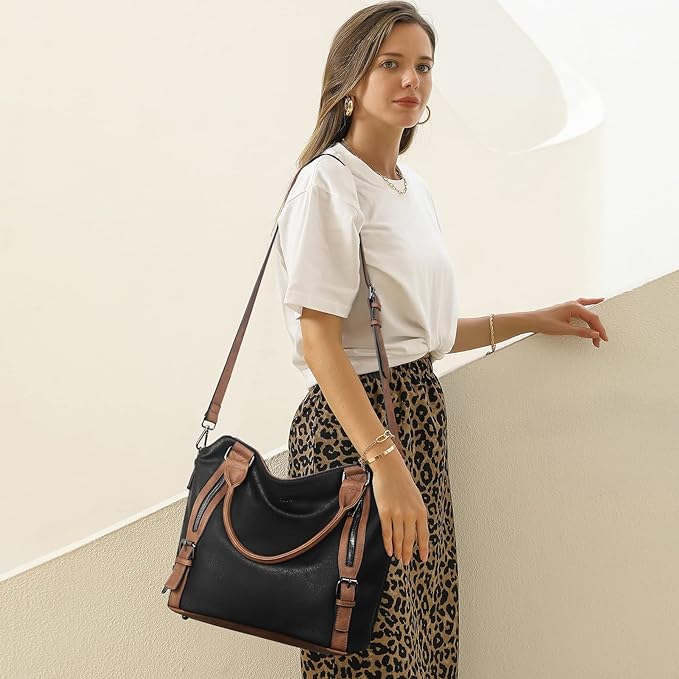CLUCI Hobo Bags Large Tote with Adjustable Shoulder Strap