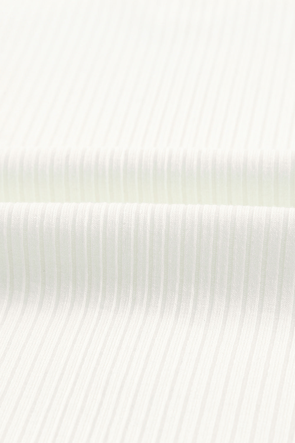 Lace Crochet Ribbed V Neck Tank Top