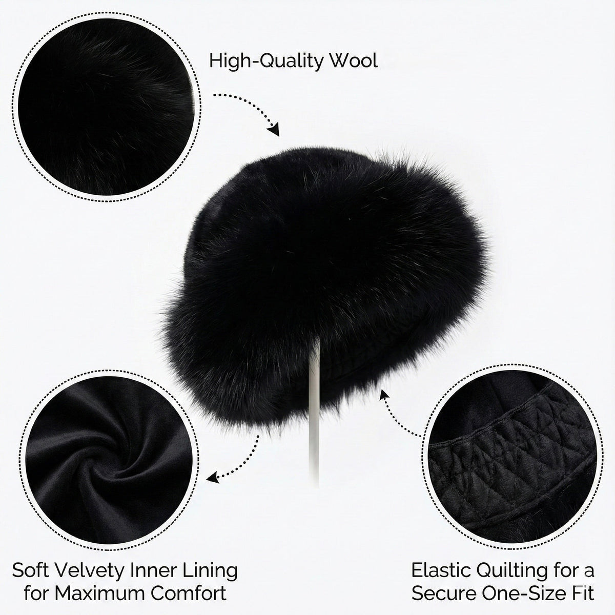 Aure Paris Winter Woolly Beret (LIMITED EDITION)