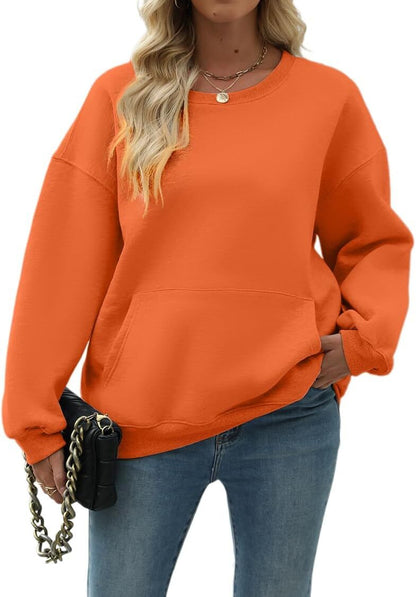 Womens Long Sleeve Sweatshirt with Pocket