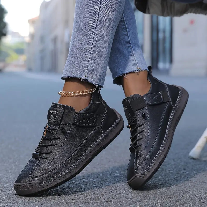 Aure Paris Women's Leather Sneakers – Soft Comfort