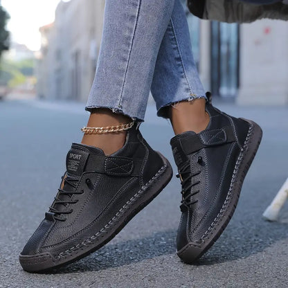Aure Paris Women's Leather Sneakers – Soft Comfort