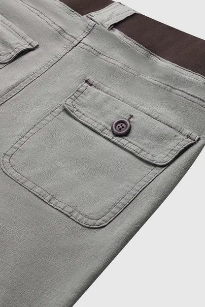 RAW HEM RIPPED PANTS