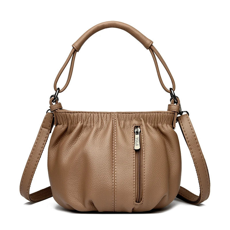 PU Leather Small Shoulder Bag – Casual Crossbody Purse for Women