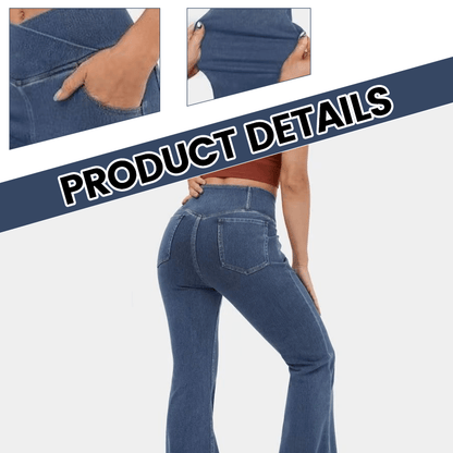 Jeans High Waisted Crossover