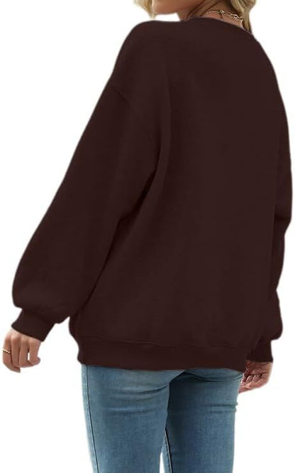 Womens Long Sleeve Sweatshirt with Pocket