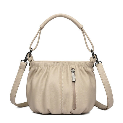 PU Leather Small Shoulder Bag – Casual Crossbody Purse for Women