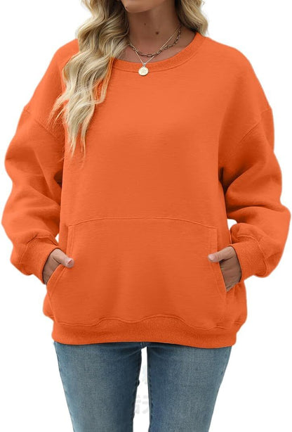 Womens Long Sleeve Sweatshirt with Pocket
