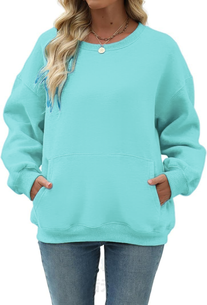 Womens Long Sleeve Sweatshirt with Pocket