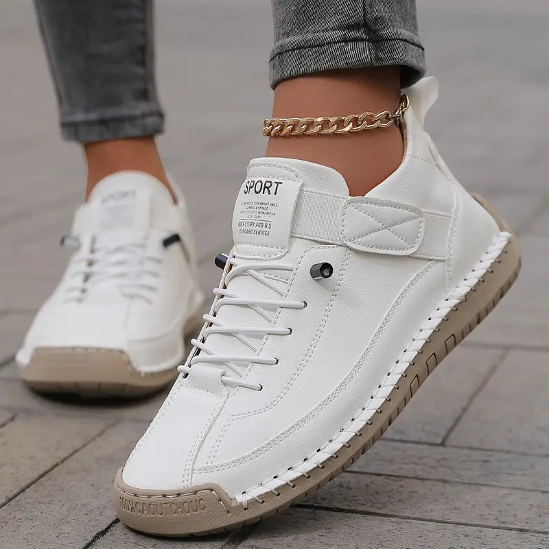 Aure Paris Women's Leather Sneakers – Soft Comfort