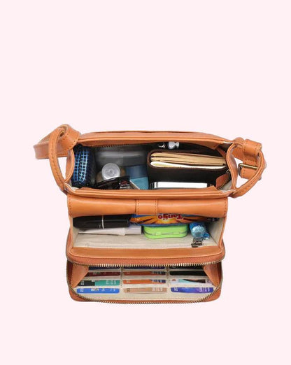 Hot Sales Multifunction Crossbody Leather Bag