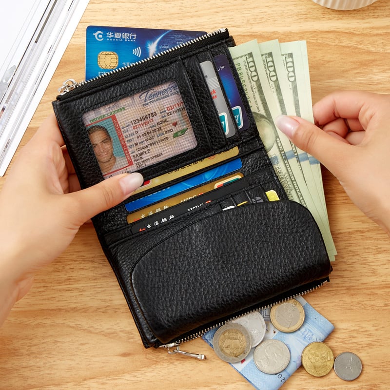 Last Day 49% OFF Unisex Pebble Leather Wallet