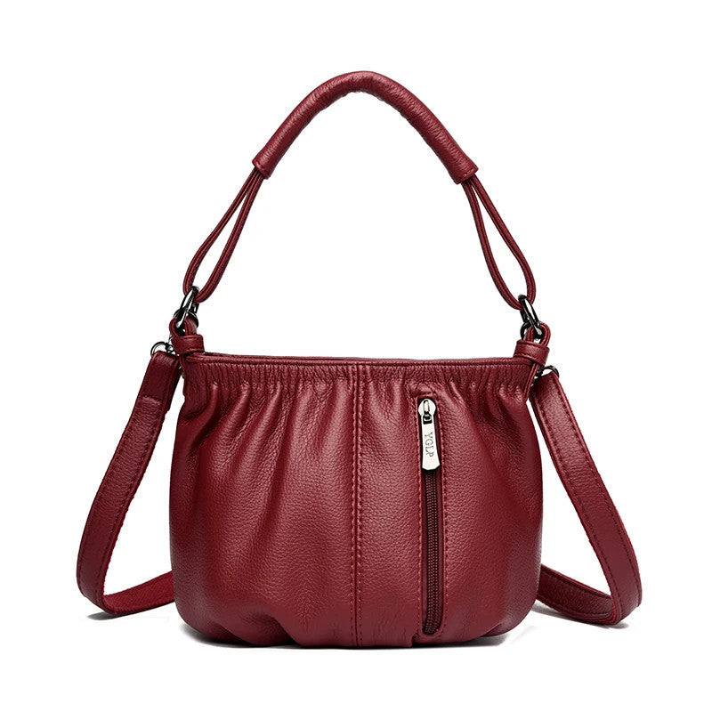 PU Leather Small Shoulder Bag – Casual Crossbody Purse for Women