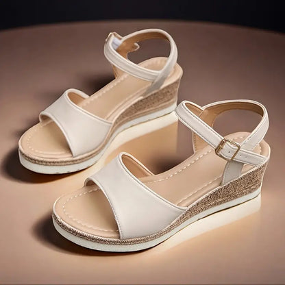 🔥Last Day 70% OFF -Women's Comfort Classic Wedge Bowtie Slide Sandals