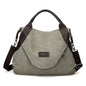 Large Casual Canvas Tote Shoulder Bag