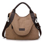 Large Casual Canvas Tote Shoulder Bag