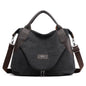 Large Casual Canvas Tote Shoulder Bag