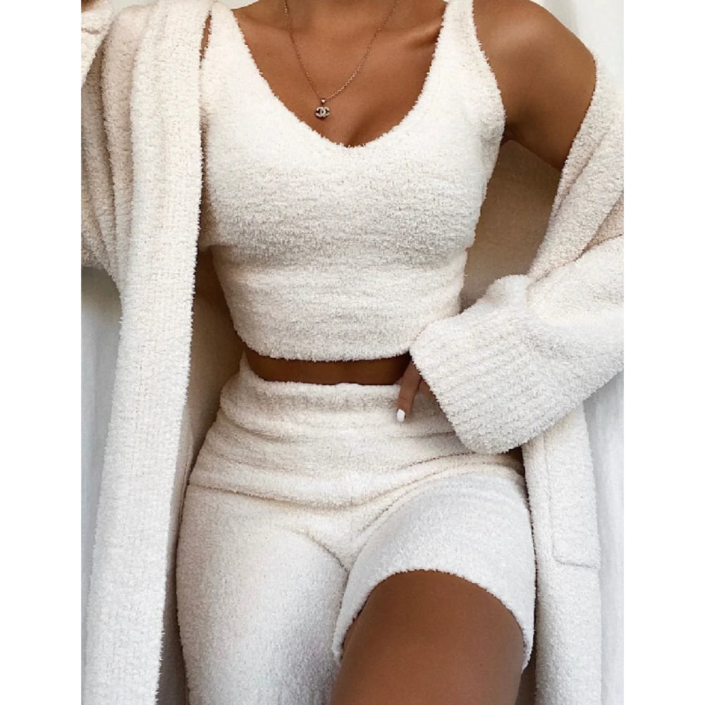 Elegant Cozy Knit Matching Set