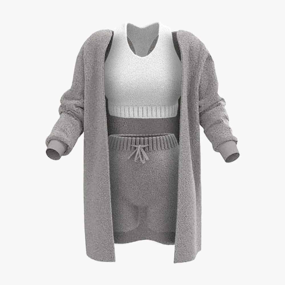 Elegant Cozy Knit Matching Set