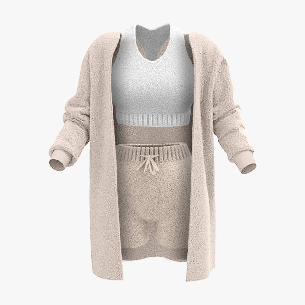 Elegant Cozy Knit Matching Set