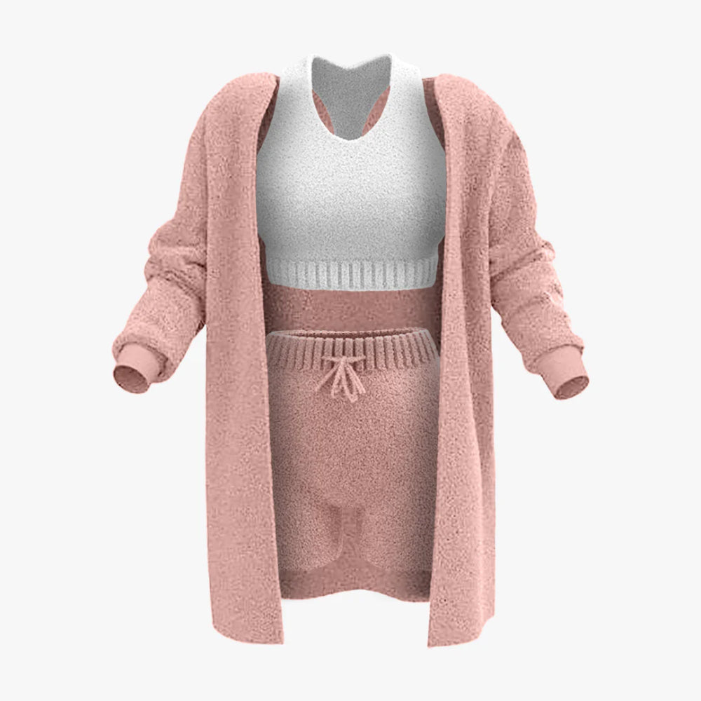 Elegant Cozy Knit Matching Set