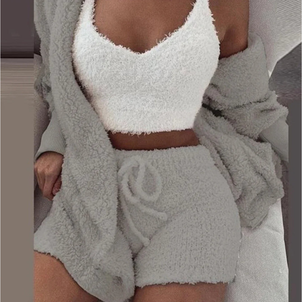 Elegant Cozy Knit Matching Set