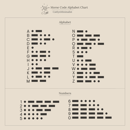 Morse Code Necklace