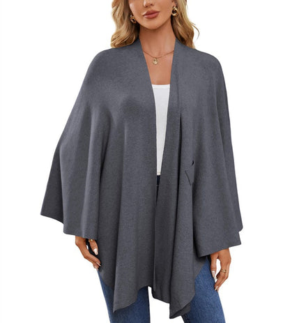 Women's Elegant Shawl Wraps Soft Open Front Poncho Sweater(Buy 2 Free Shipping)